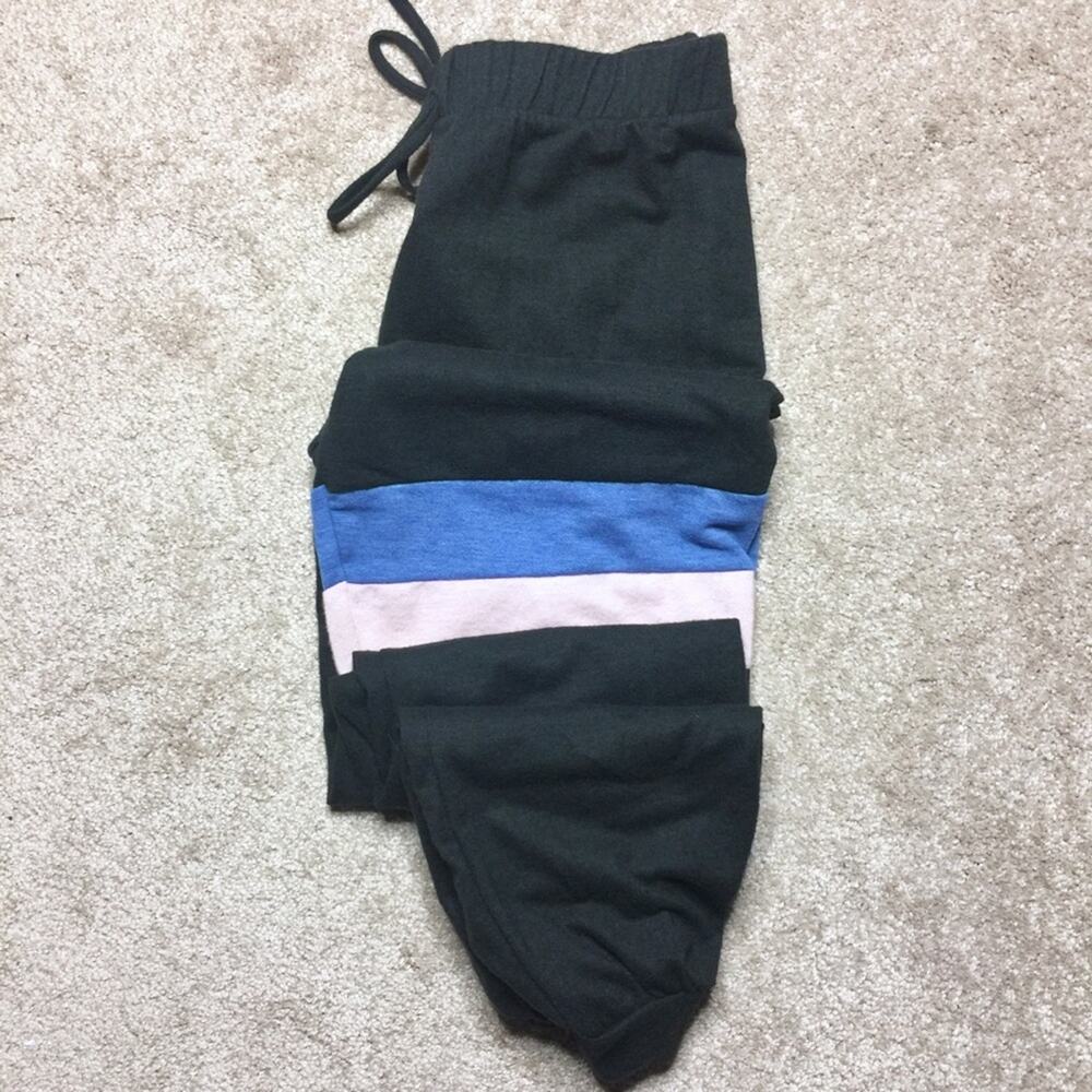 Peach Love California Stripe Sweatpants Size Small